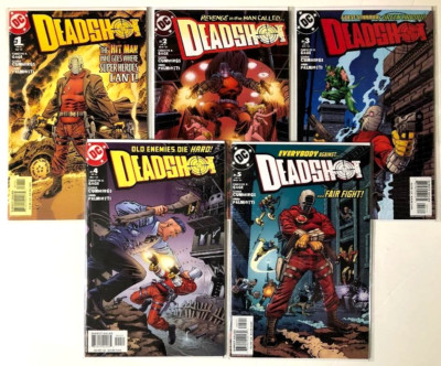 DEADSHOT (2005) #1-5 COMPLETE SET LOT FULL RUN DC THE SUICIDE SQUAD GREEN ARROW