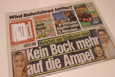 BILDzeitung 21.08.2024 August Geburt Geburtstag Bundesliga Start Kapitän