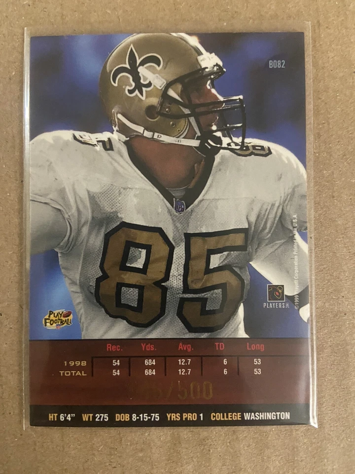 1999 Playoff Prestige SSD Spectrum Gold #82 Cam Cleeland /500 - Image 2 of 2