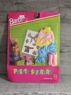 VTG Barbie Pretty STICKERS FASHION OUTFIT 4538 Jean Skirt VTG Barbie Pretty STICKERS FASHION OUTFIT 4538 Jean Skirt