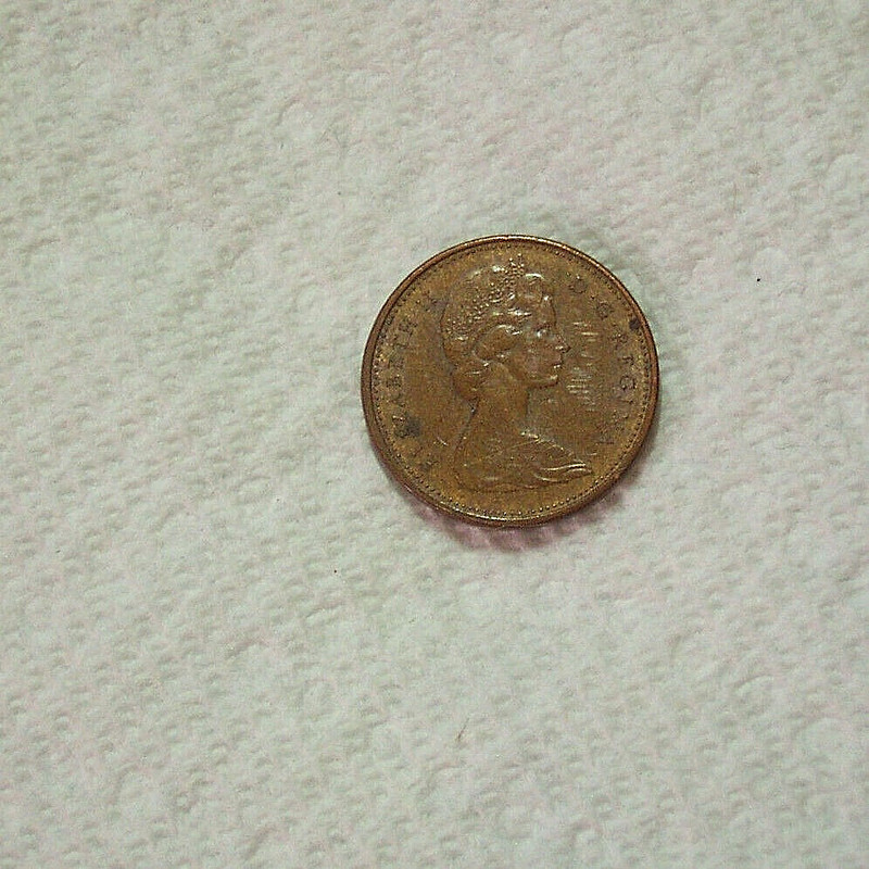 1973 CANADIAN 1c COPPER QUEEN ELIZABETH II CIRCULATED BN NICE