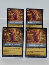 Disney Lorcana When Will My Life Begin 197/204 Shimmering Skies 4 Cards