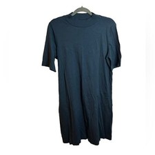 ANTHROPOLOGIE T.LA TEAL T-SHIRT DRESS NEW WOMENS SIZE MEDIUM