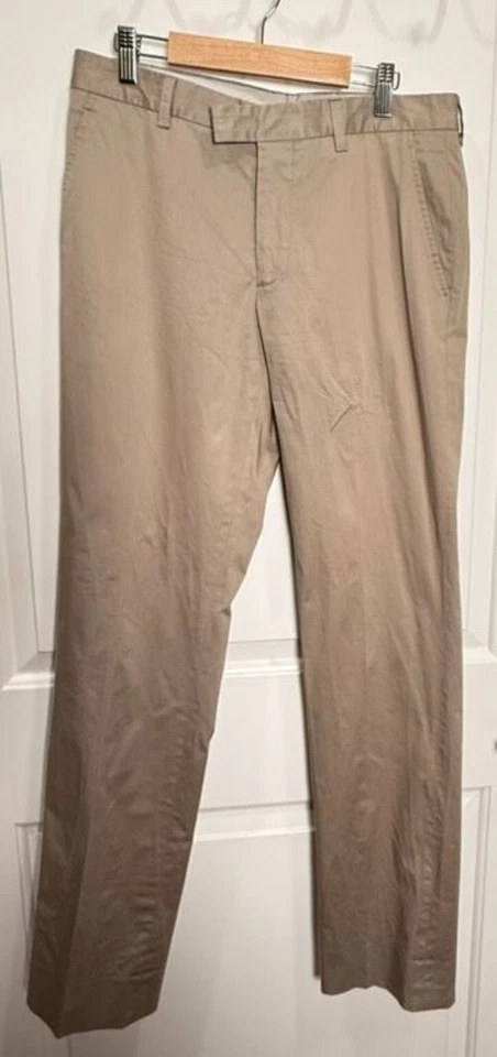 Pantalón Hombre Etro Beige Sastre Talla EU 46/US 32 Hecho en Italia 100% Algodón Foto 2 de 4