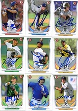 DANIEL GOSSETT SIGNED 2014 BOWMAN DRAFT PROSPECT ROOKIE CARD AUTO