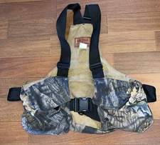 Vintage Outback Trading Camo Vest Turkey Hunting USA One Size Fits All
