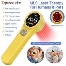Red Light Therapy Laser Device Rechargeable 1-60min Adjustable for Wound Healing