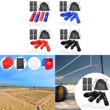 Sand Beach Volleyball Lines Markers Set Portable Accessory Simple Assembly for