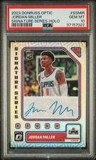 ✨ PSA 10 2023 Donruss Optic Jordan Miller Signature Series RC ROOKIE QTY HOLO