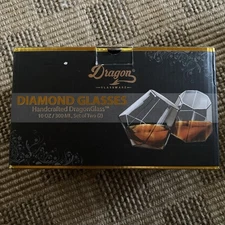 Dragon Glassware DGW2 Diamond Whiskey Glass