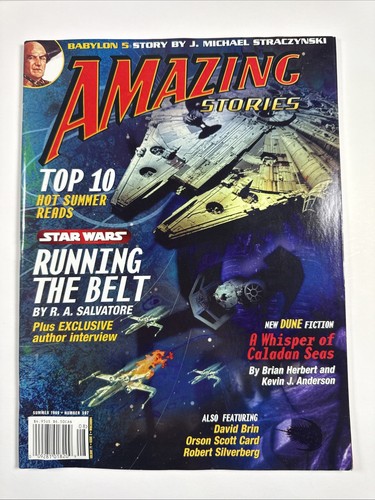 AMAZING STORIES magazine Summer 1999 # 597-Star Wars Trek Dune Science Fiction - Picture 1 of 3