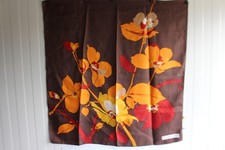 Foulard soie Christian Dior vintage mode luxe (33304)