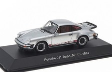 1:43 SPARK 1974 PORSCHE 911 930 turbo 3.0 1st turbo Piech Silver MUSEUM EDITION