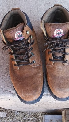 Brahma Airplus Men's Work Shoes 9.5 Wide Brown Oil & Slip Resistant