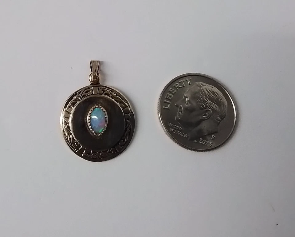 Princess Pride Creations Opal Pendant 12k Gold Filled - Image 3 of 3