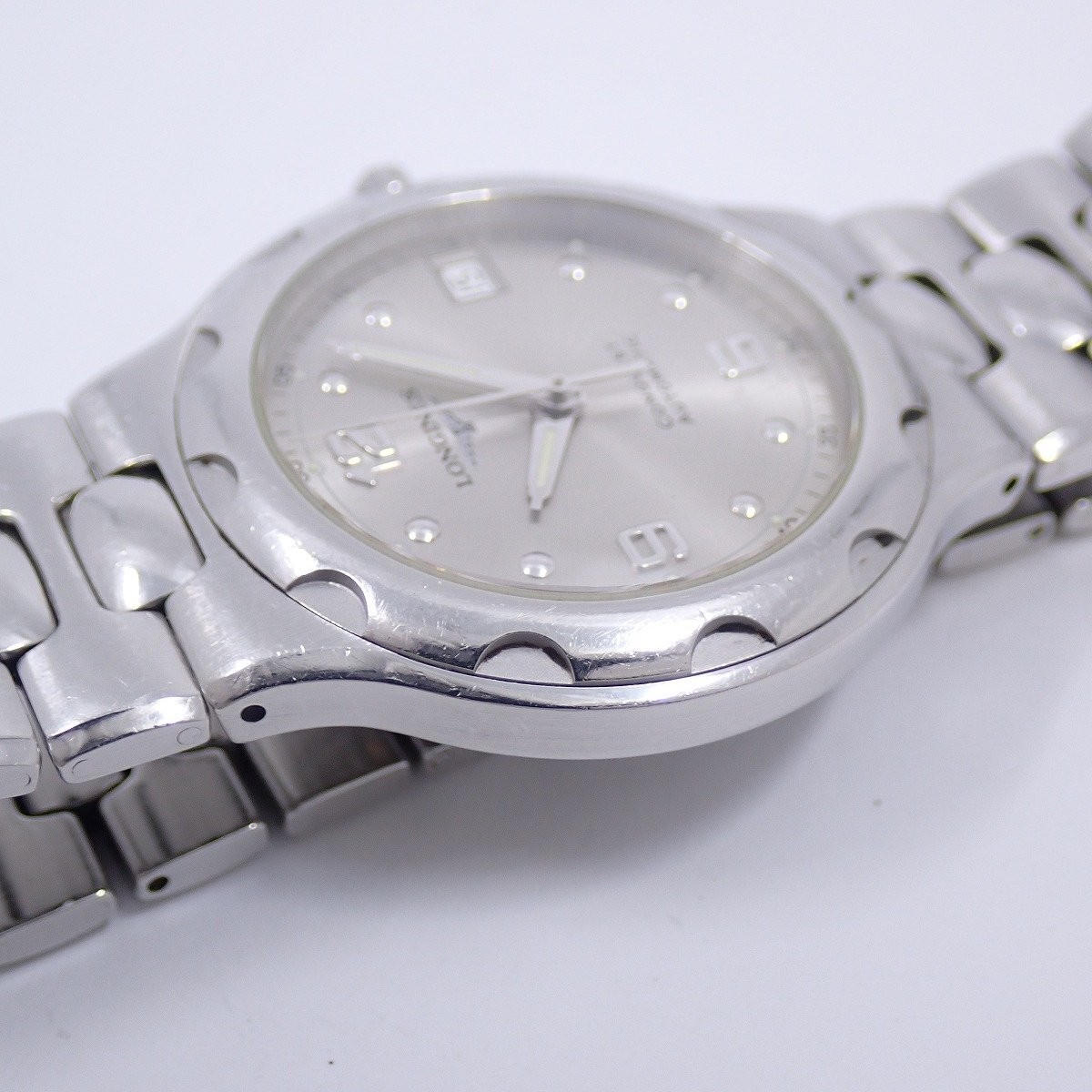 Longines Conquest Automatic Men s Wristwatch Silv… - image 8