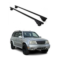 DachträGer GrundträGer FüR Suzuki Grand Vitara Mk1 1998-2005 75Kg Stahl Schwarz