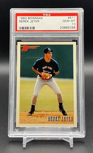 DEREK JETER - 1993 Bowman ROOKIE RC #511 Yankees - PSA 10 Gem Mint