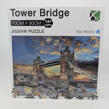 1000 Pc Jigsaw Puzzle Tower Bridge 70cm X 50cm BRAND NEW