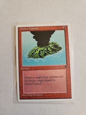 Active Volcano - Chronicles - MTG Magic - Common - Red Instant