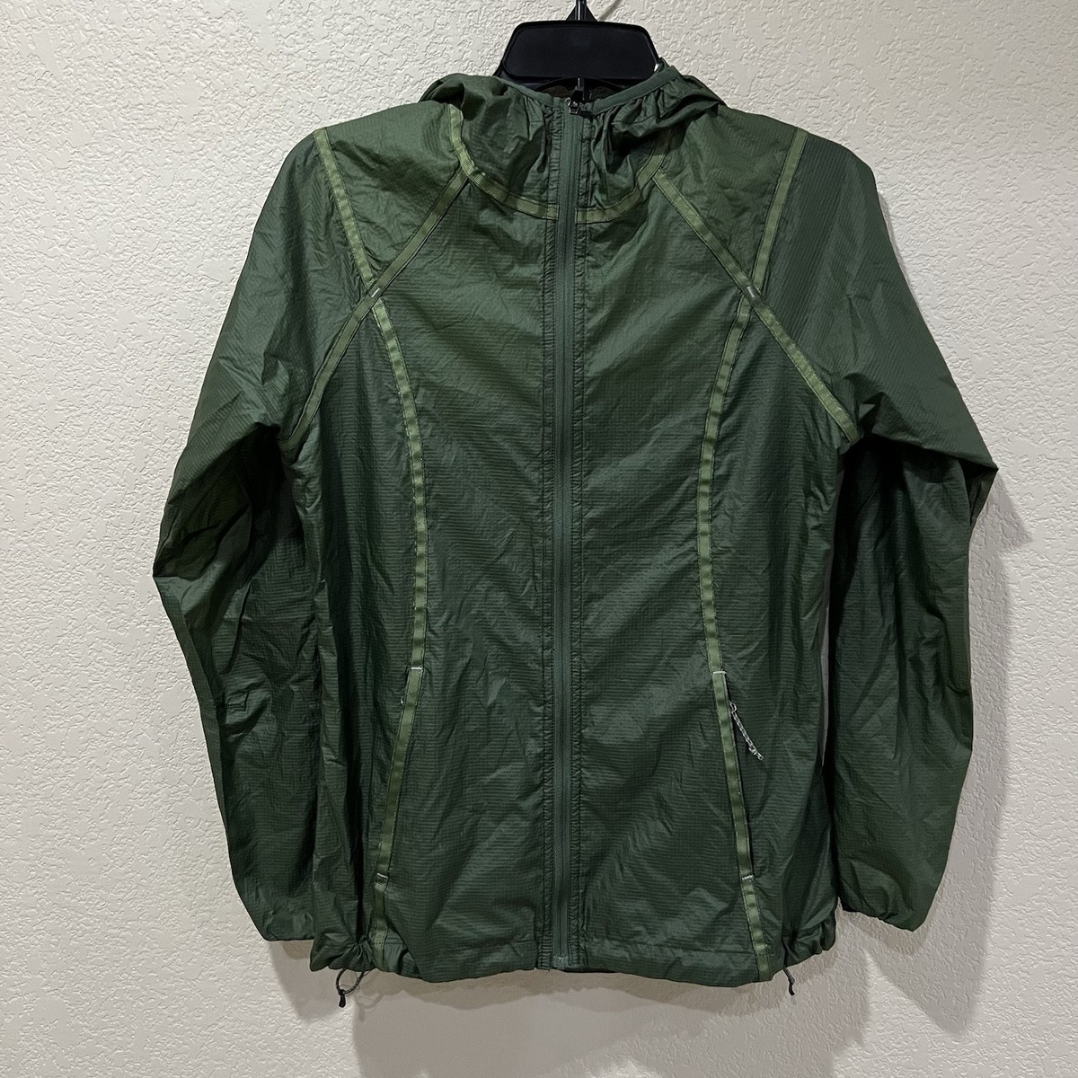 Kuhl Women Parajax Ultra-Light Wind Shell Jacket Green Size XS