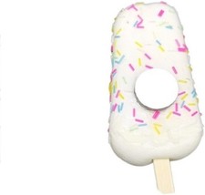 White Artificial Ice Cream Realistic Simulation Food Popsicle Model Replica F...