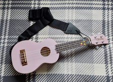Brunswick Pink BU1S Ukulele with TGI strap Gig Bag Starter Song Sheets and Book