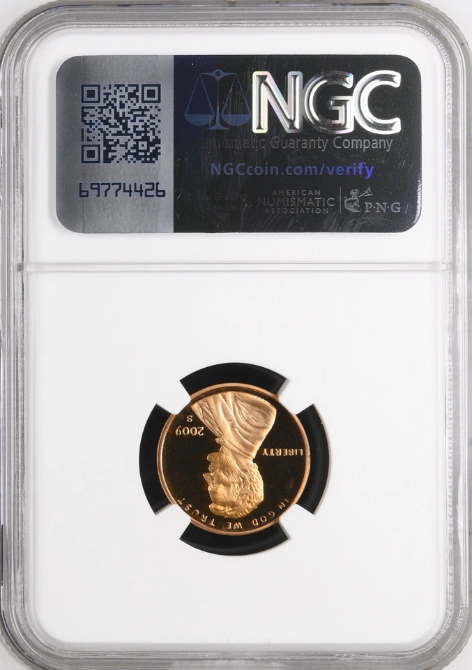 2009 S Bronze Lincoln Proof Cent Set PF70 RD Ultra Cameo - 4 Coins - Image 3 of 4