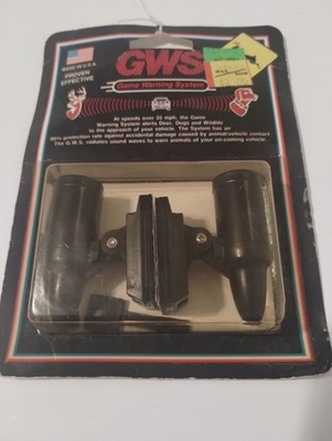 GWS Game Warning System Deer Whistle Set New Old Stock