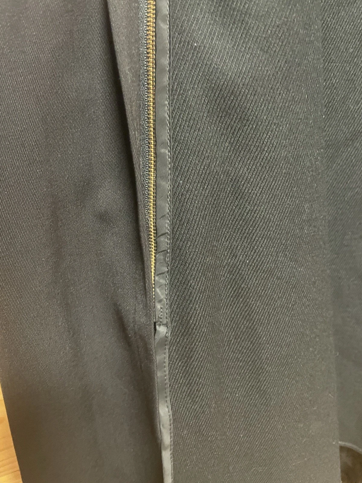 Stanley Blacker VTG Black Trench Coat Mens XXL Wool Lining Dbl Breasted Belt USA - product detail image 10