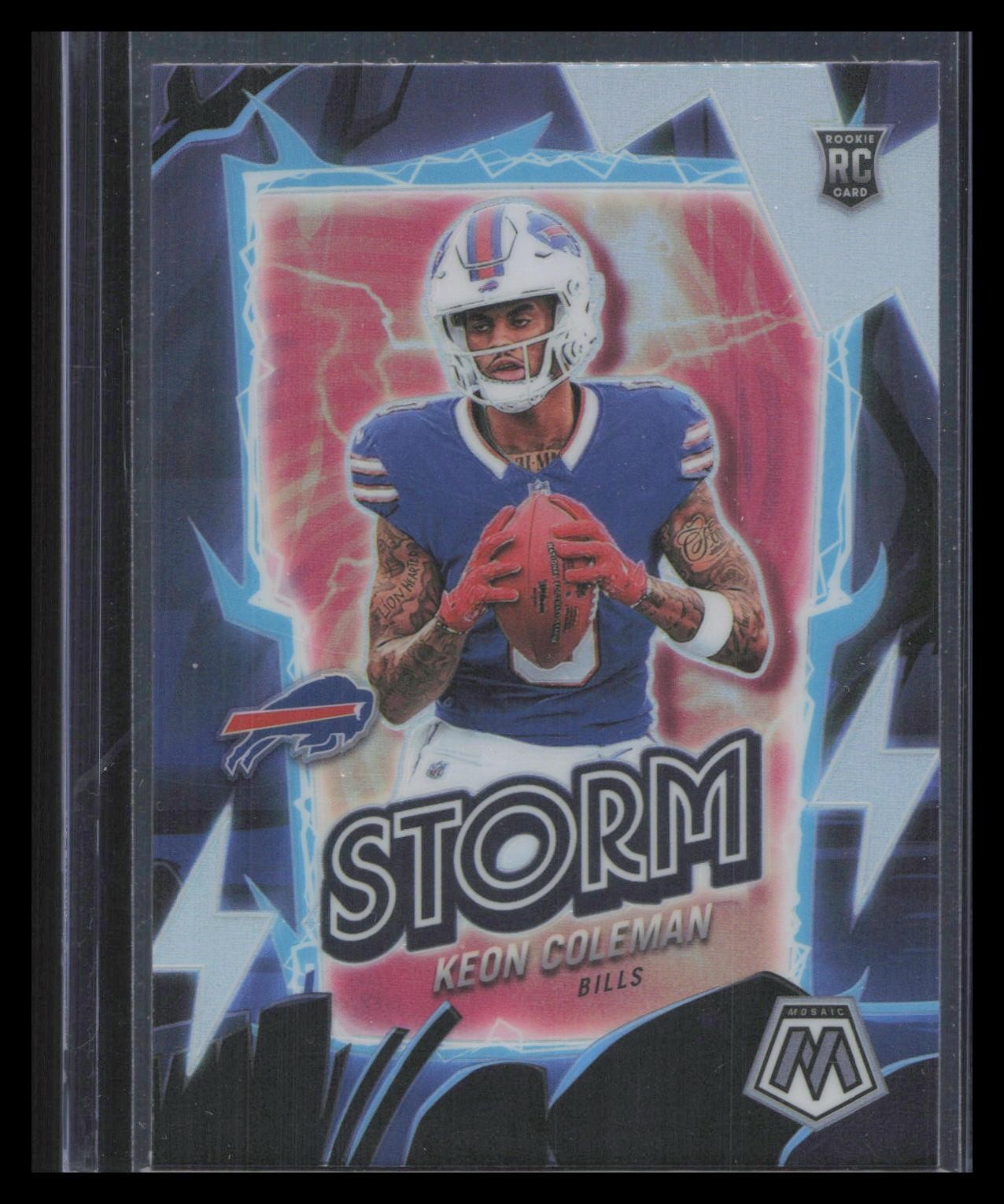 2024 Panini Mosaic #15 Keon Coleman Storm Silver