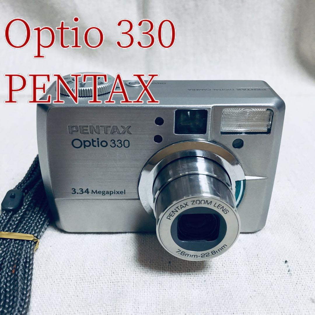 【美品】PENTAX Optio330 オールドコンデジ Good condition PENTAX Optio 330 Old compact digital camera