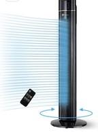 32-Inch Oscillating Cooling Tower Fan 3 Speed Timer /Puremate Black Remote Boxed