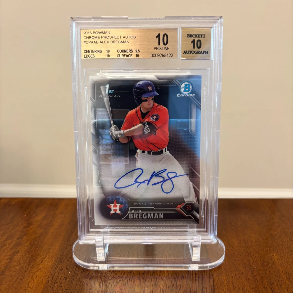 Bowman Alex Bregman Baseball Sports Trading Cards & Accessories