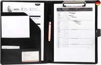Offidix Pu Leder Portfolio Ordner Zwischenablage A4 Ordner Portfolio Arbeit