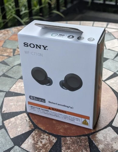 Sony WF-C710N Truly Wireless Noise-Cancelling Earbuds - Black  -BRAND NEW SEALED