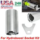 For Hydroboost Brake Booster Large 4 Point Nut Socket Tool Kit Steel Bare Metal
