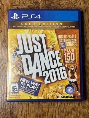 Just Dance 2016 Gold Edition PS4 PlayStation 4 - Complete CIB