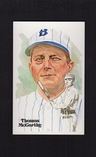 #44 TOMMY McCARTHY, Braves/Cardinals++ ~ Perez-Steele HOF postcard #4507/10,000