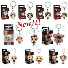 Funko Pop Pocket Pop Keychain Stranger Things Eleven Robin Barb Steve Dustin Key
