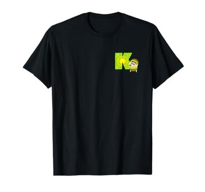 Crayon Shin-chan FUN! FUN! STUDY A to Z K One-Point T-Shirtfrom JP