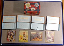 Vintage Madmar Wood Puzzle - Travel set of 4 Interlox Puzzles w/ Box c1930