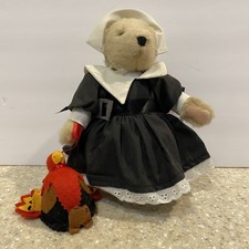Muffy VanderBear Plush Doll Pilgrim  Pet Turkey 1989 North American Bear Co.