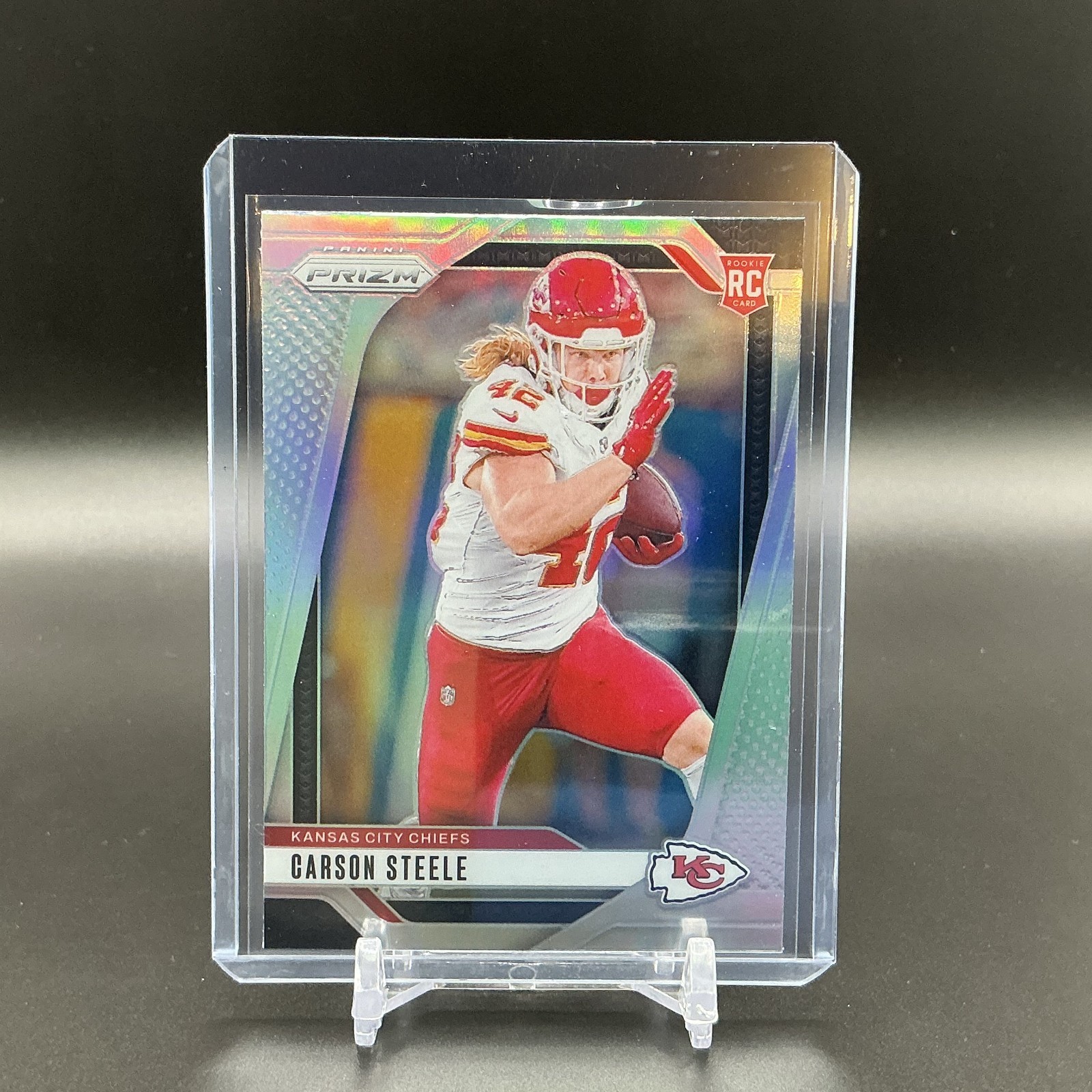 2024 Panini Prizm - Rookies Carson Steele #377 Silver Prizm (RC)