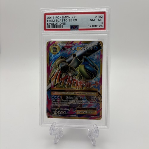 M Blastoise-EX graded PSA 8 for sale on eBay