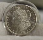 1878 S US Morgan Silver Dollar $1 Nice AU +