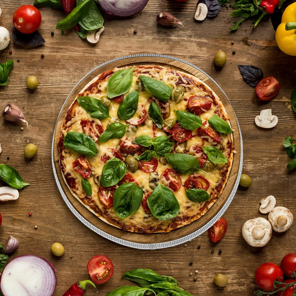 Stainless Steel Circular Cake Rings 11.2" Perforated Cake Mousse Ring Silver - Image 4 of 4