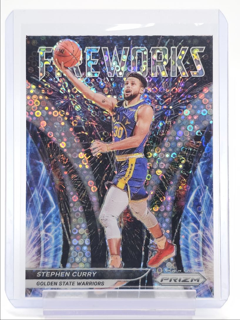 STEPHEN CURRY 2021-22 PANINI PRIZM FIREWORKS FAST BREAK WARRIORS Q6561