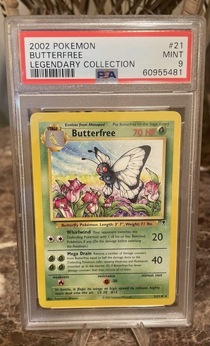 Butterfree graded PSA 9 for sale on eBay