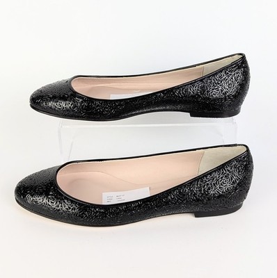 NEW Paul Mayer Attitudes Must Women's Black Leather Slip-On Ballet size 7B